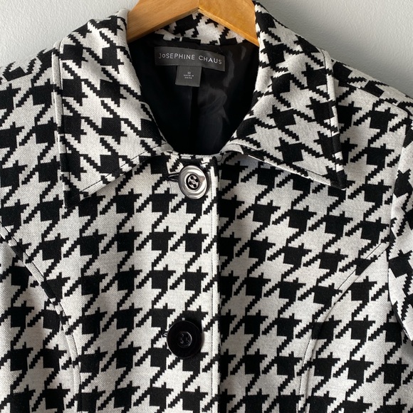 Josephine Chause Houndstooth Blazer 10 - Picture 3 of 11